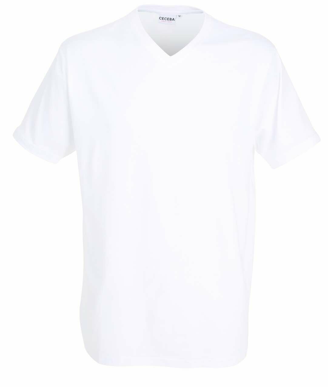 2er Pack Ceceba Herren Pure Cotton Shirt V-Ausschnitt