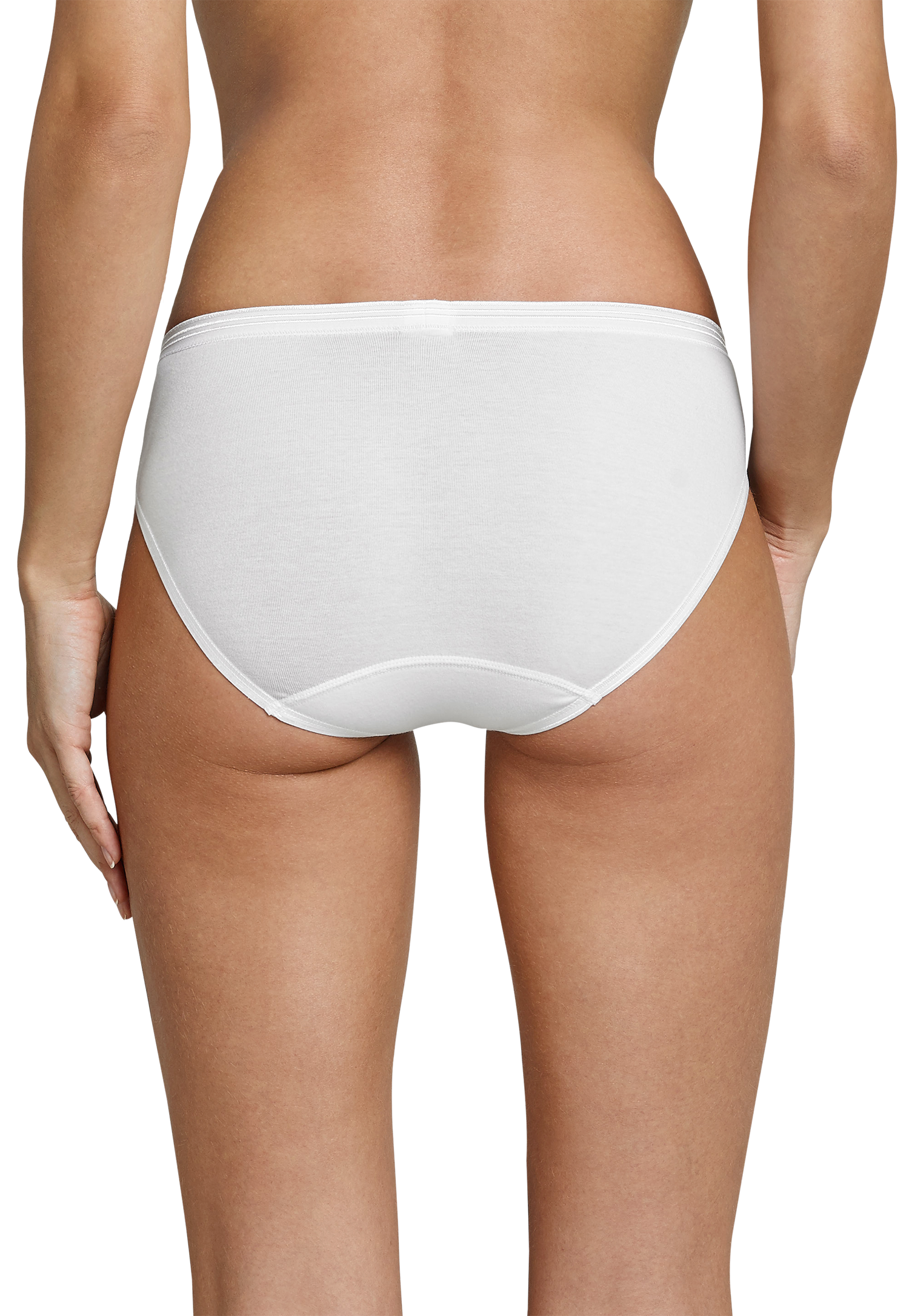 200766-100_back-Schiesser-selected-premium-modern-weisse-Unterhose-fuer-Damen Schiesser Luxury Damen Rio-Slip