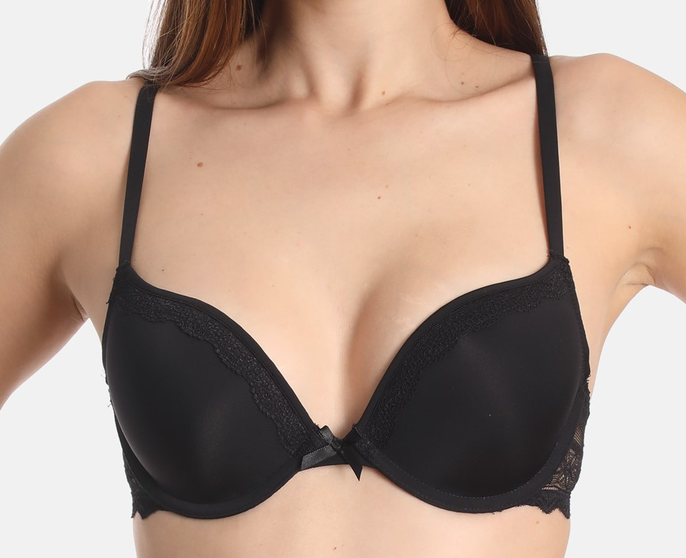 Sassa Fancy Lace Damen Push-UP BH mit Bügel