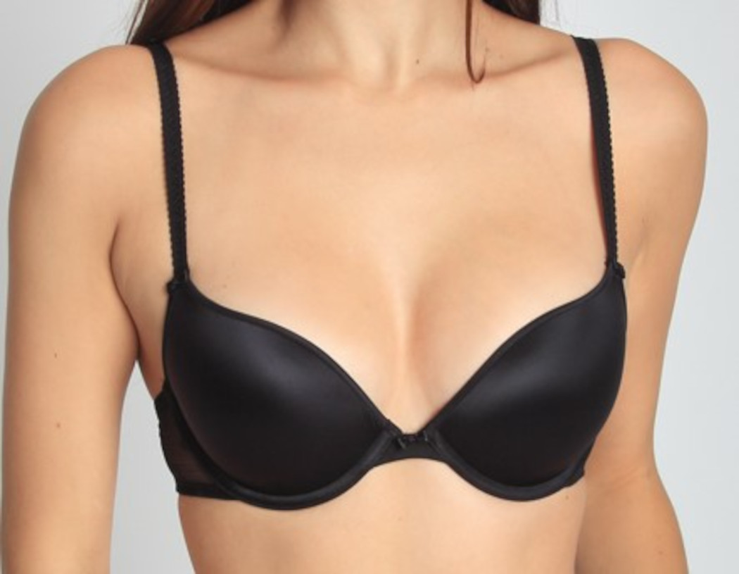 Sassa Dotted Mesh Damen Push-UP BH