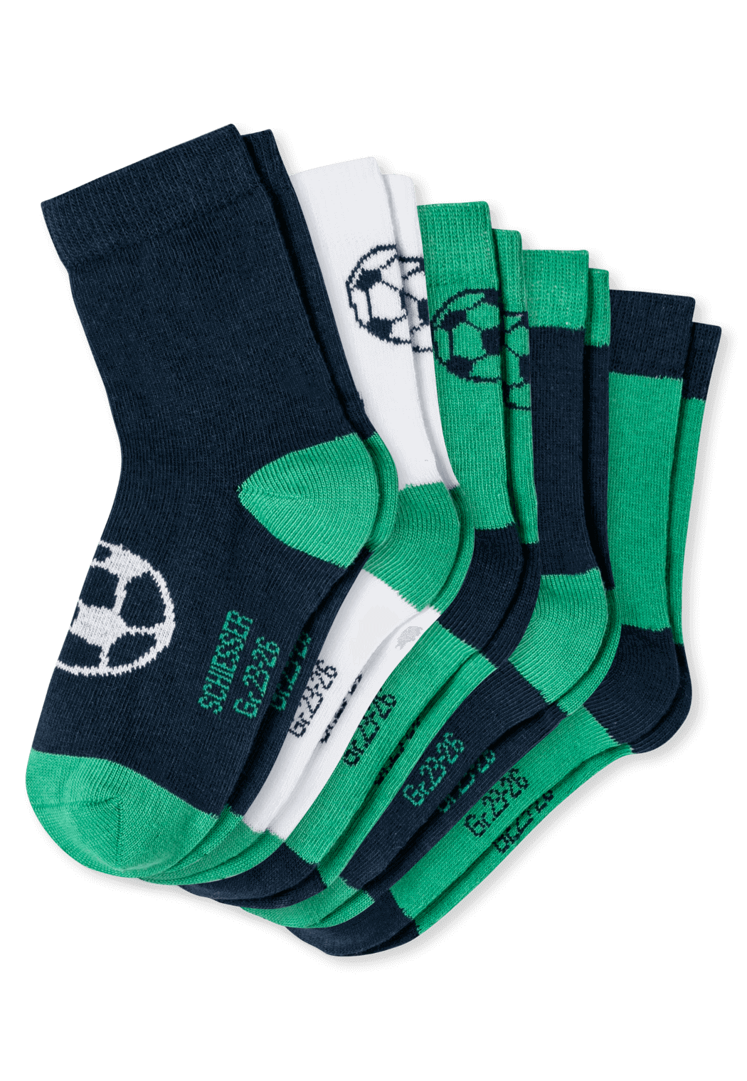 5er-Pack Schiesser Fussball Jungen Socken