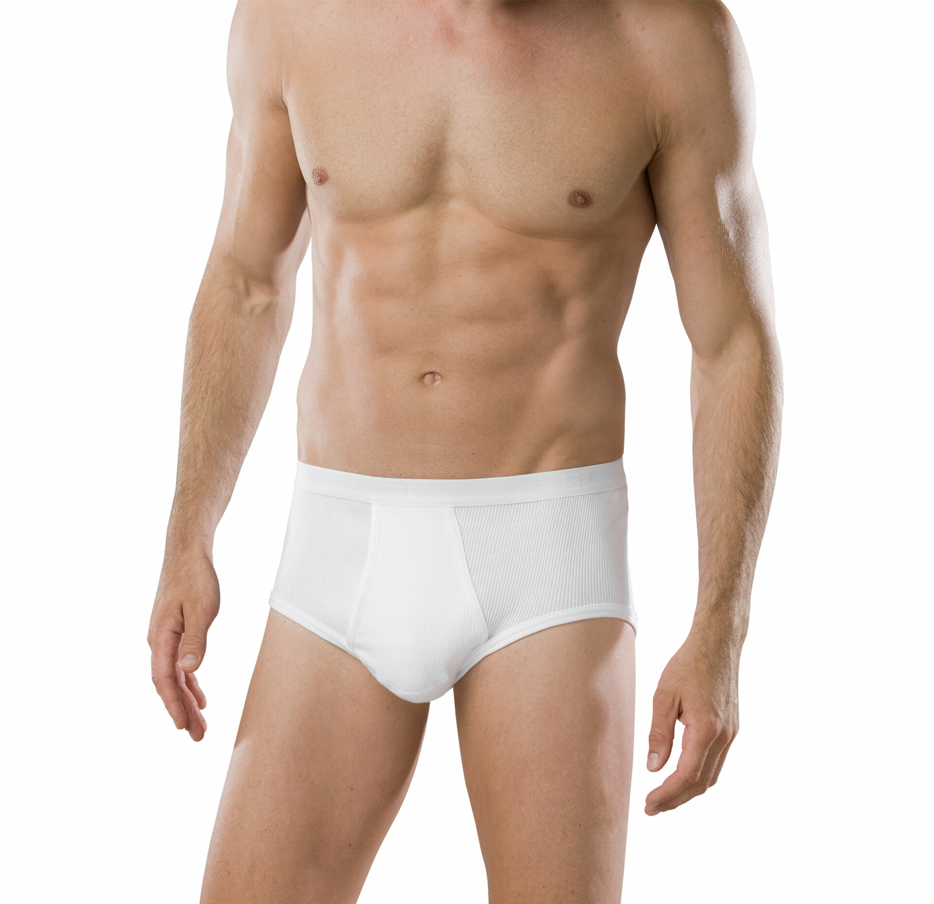 2er Pack Schiesser Original Classics Doppelripp Herren Slip