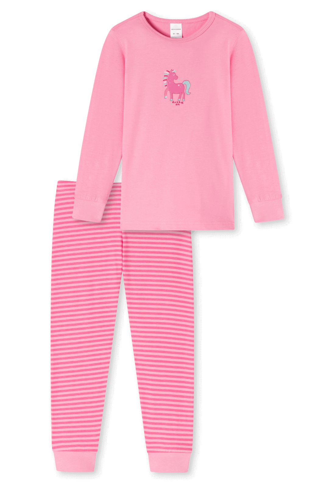 Schiesser Nightwear Organic Cotton Mädchen Schlafanzug lang