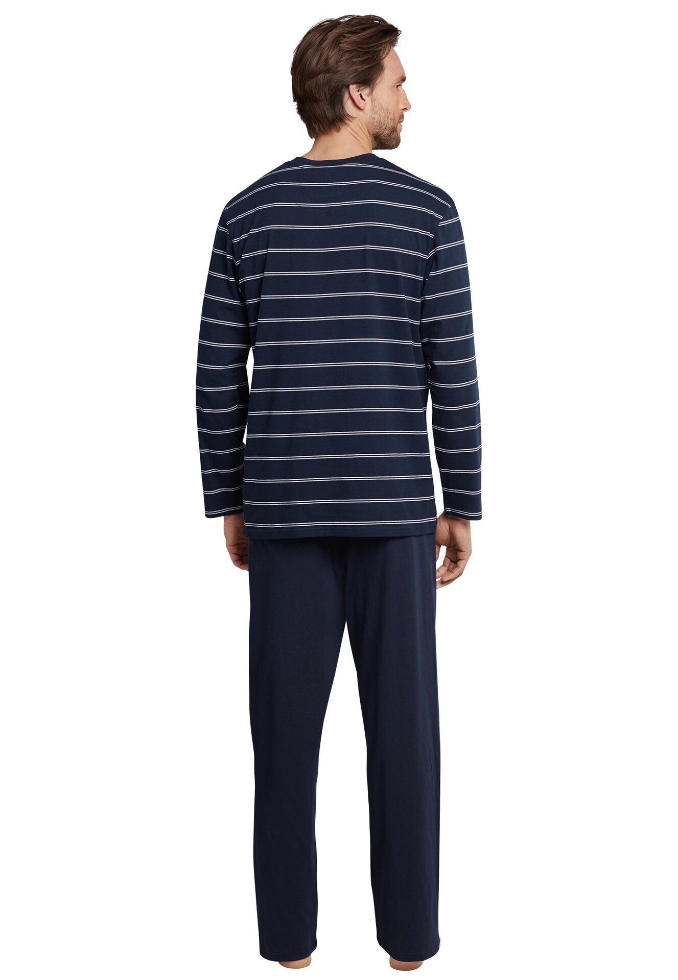 Schiesser Day and Night Herren Pyjama lang 1/1