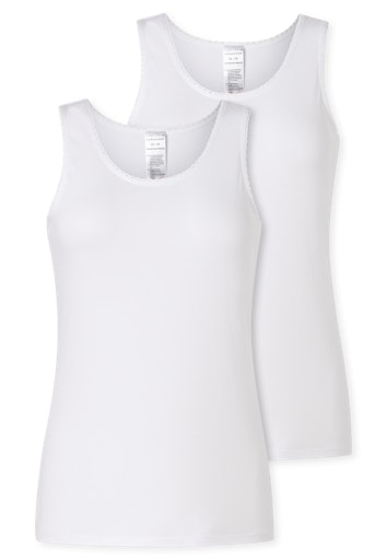 2er Pack Schiesser Modern Multipacks Damen Trägertops
