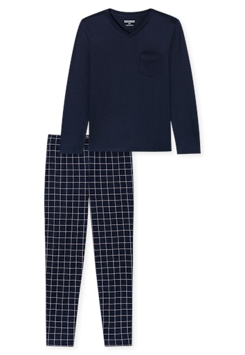 Schiesser Fine Interlock Herren Schlafanzug lang