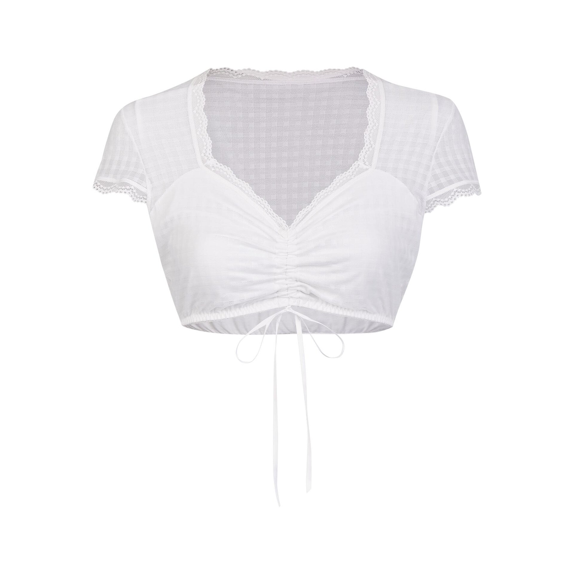 Nina von C. Damen Dirndlbluse kurzarm