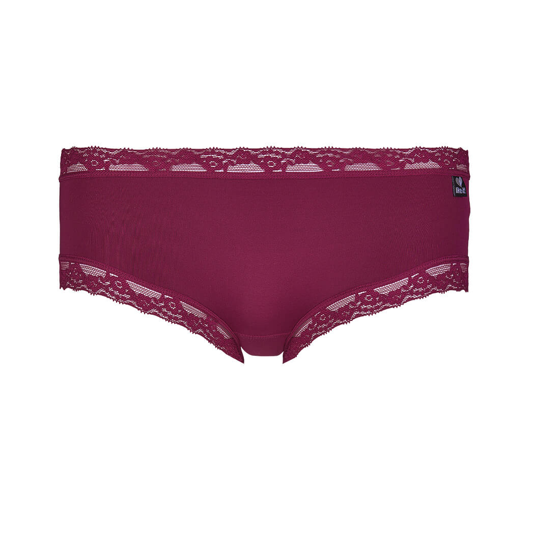 2er Pack Like it Olivia Damen Panty dark pink