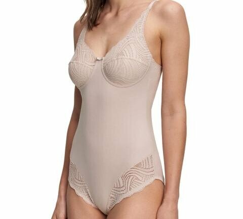 Susa Body Dentelle Femme Élastique Latina - Body Séduisant Bonnet Doublé Bretelles Réglables
