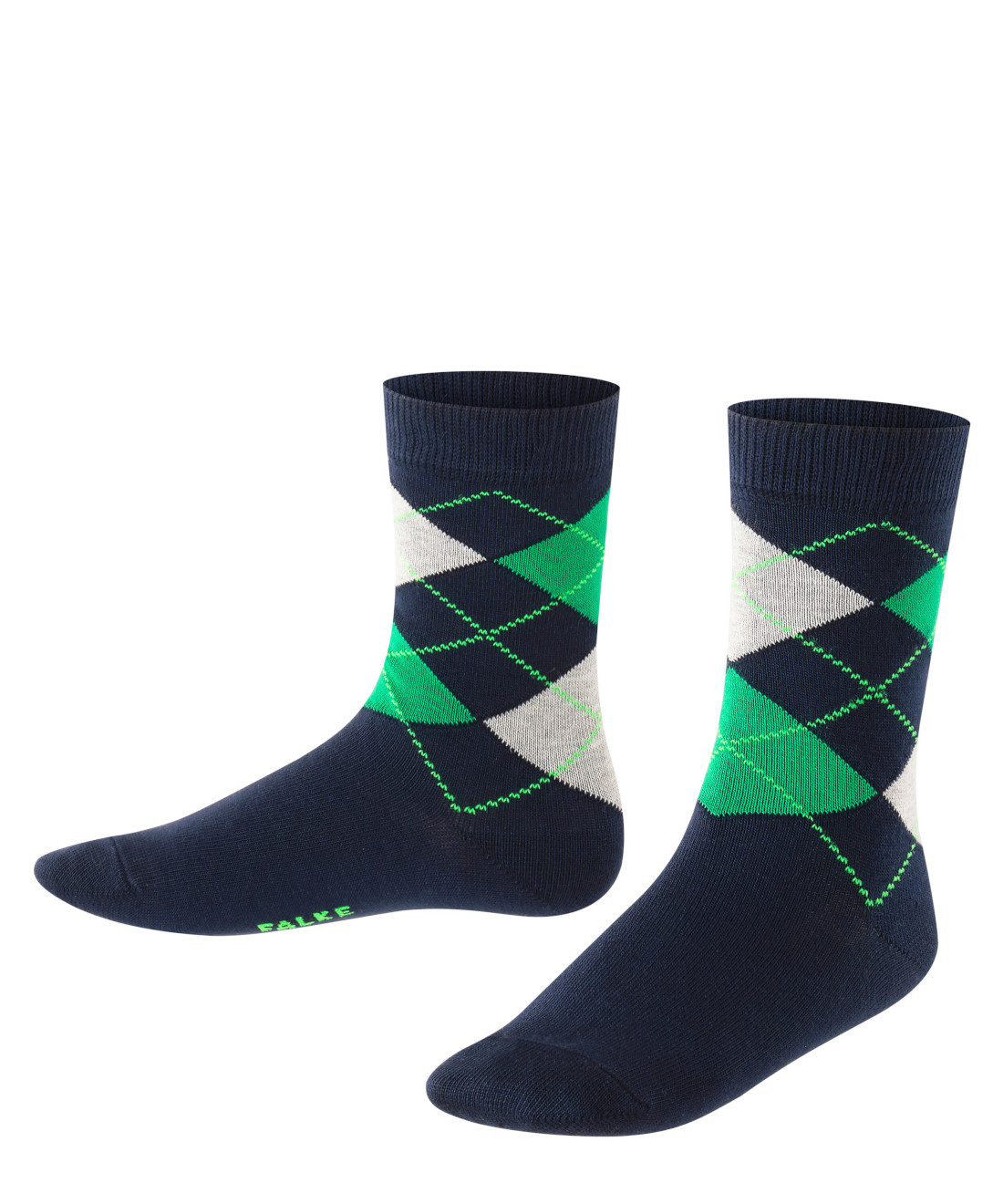 2er Pack Falke Classic Argyle Kinder Socken