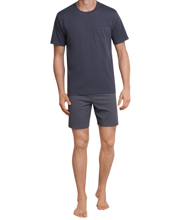 Schiesser Day and Night Herren Pyjama kurz