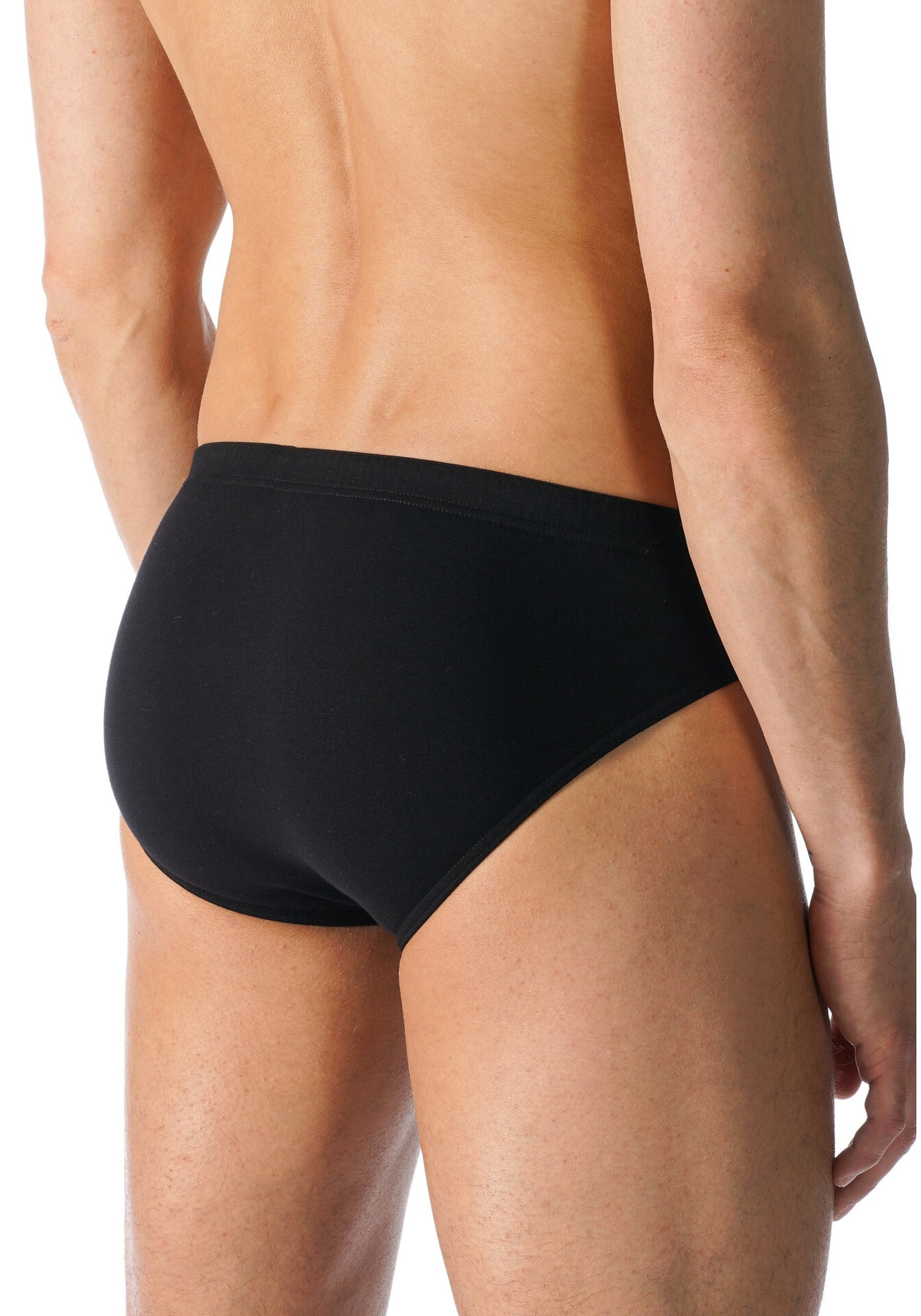 49019-schwarz-ruck Mey Serie Casual Cotton Herren Slip