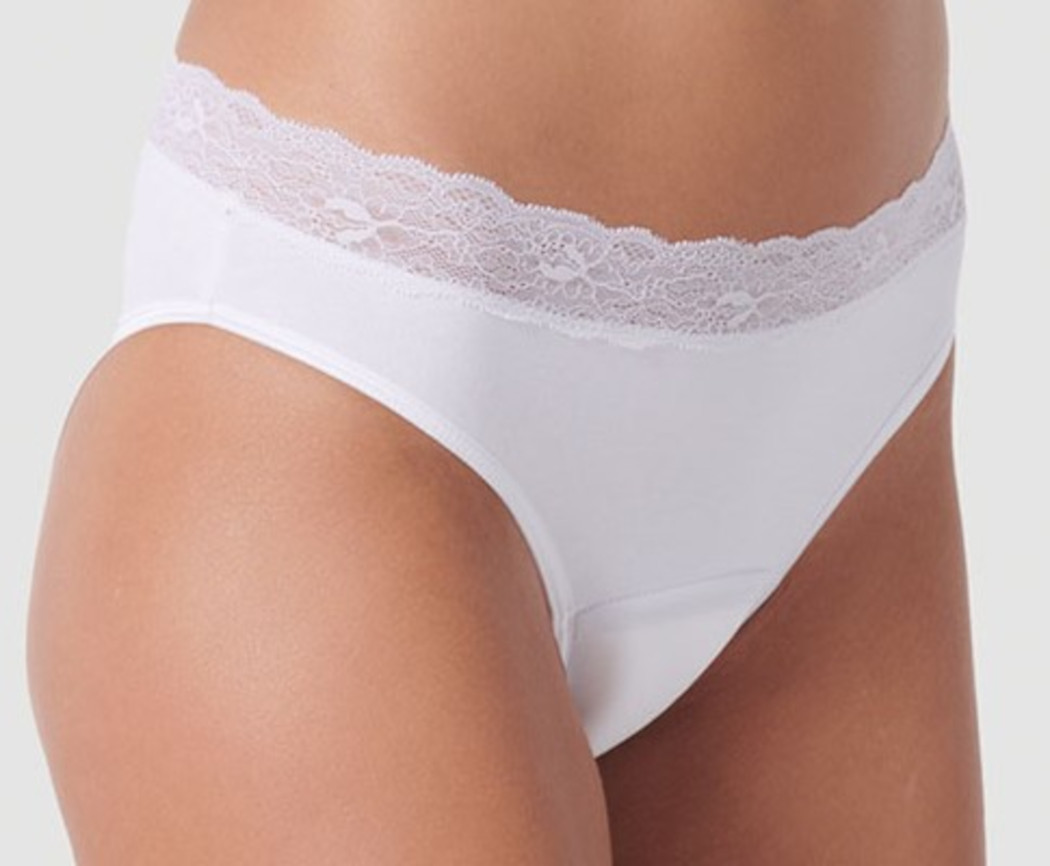 Siegmund Care Damen Hygiene Slip (Periode) mit Spitze 