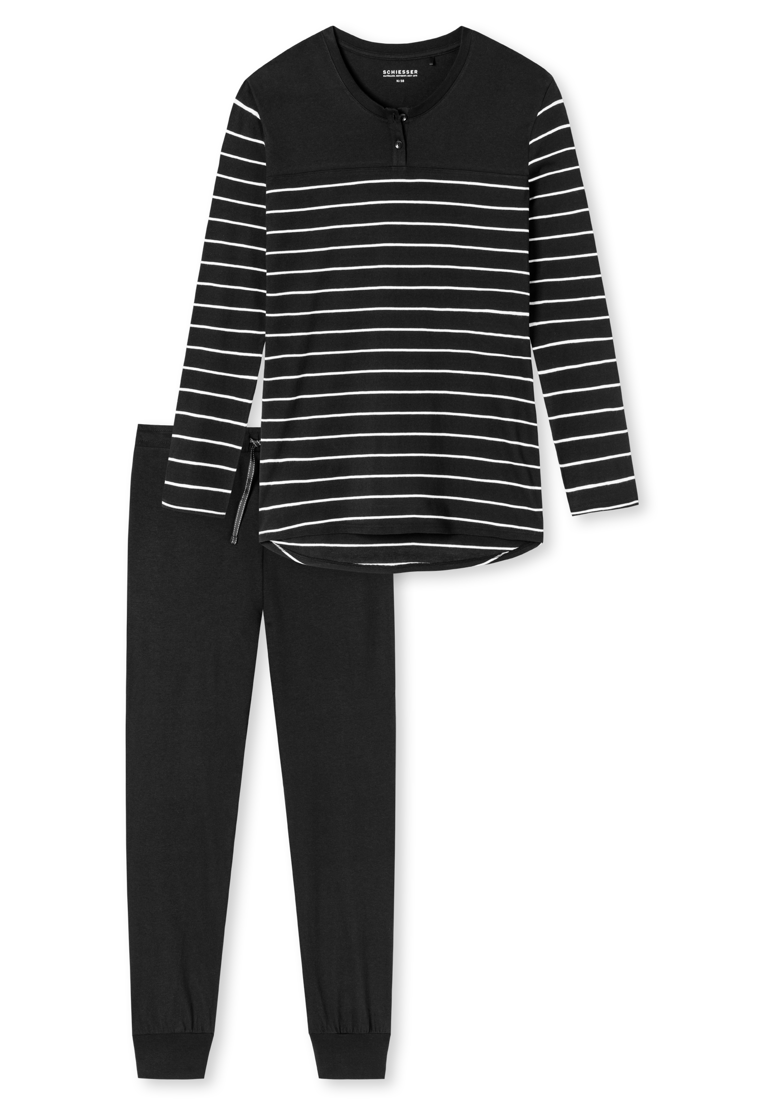 Schiesser Selected Damen Schlafanzug lang