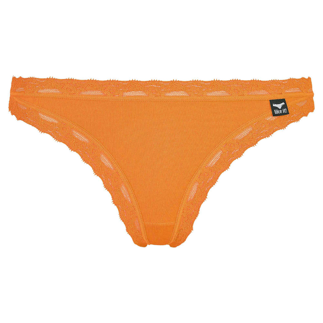 2er-Pack Like it! Olivia Damen Orange Minislip