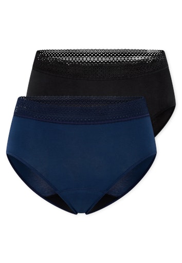 2er Pack Schiesser Care Damen Periodenslip Retro