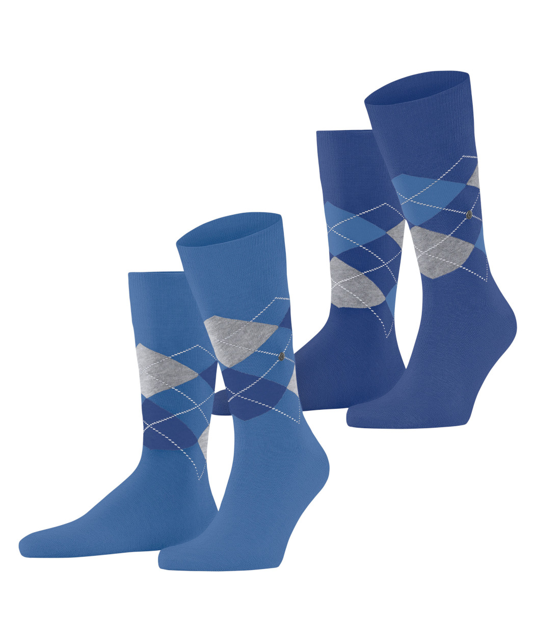 2er Pack Burlington Everyday Argyle Herren Socken