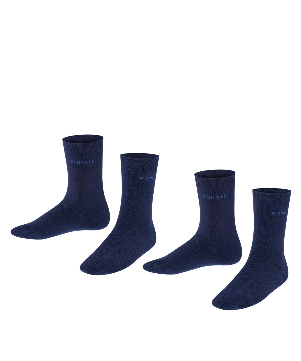 2x2er Pack Esprit Foot Logo Kinder Socken