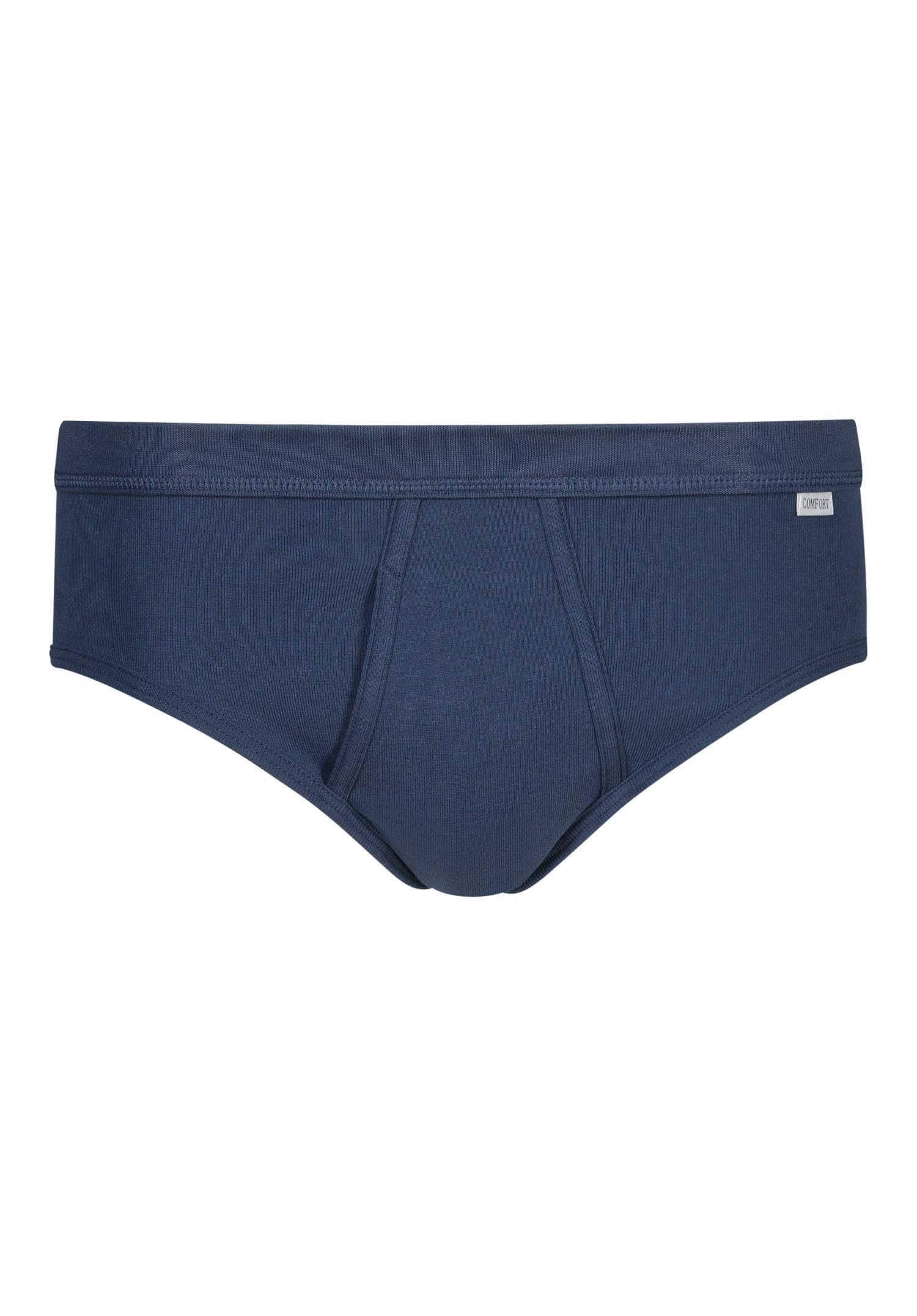 Huber Cotton Fine Rib Herren Slip mit Eingriff