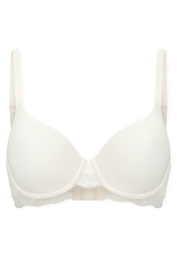 Schiesser Unique Cotton Damen BH mit Schale Spitze