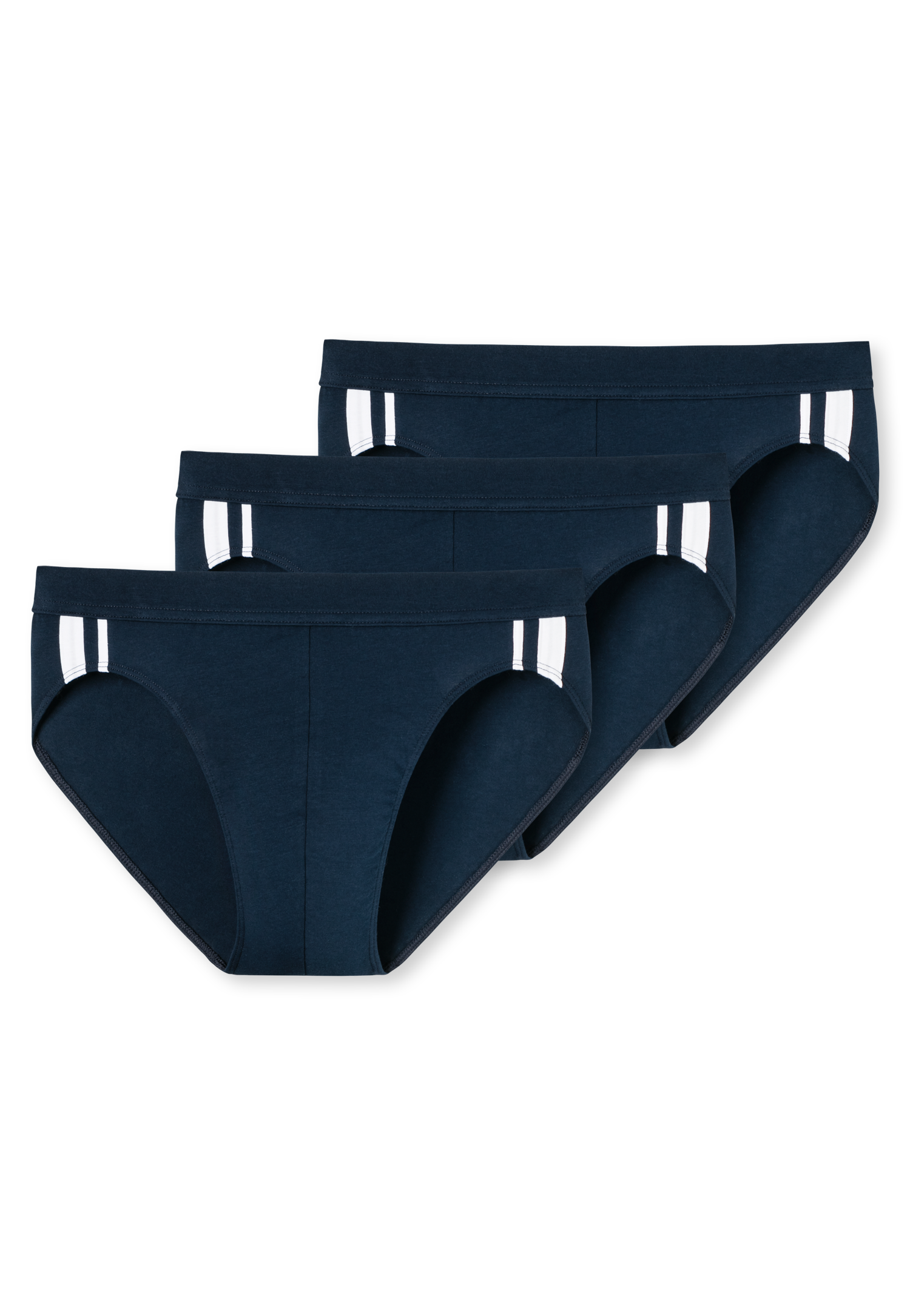 3erPack Schiesser Organic Cotton Herren Rio Slip Mehrfarbig