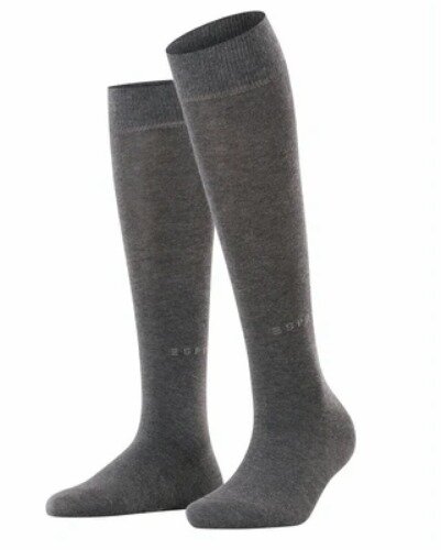 2er Pack Esprit Basic Damen Pure Kniestrümpfe