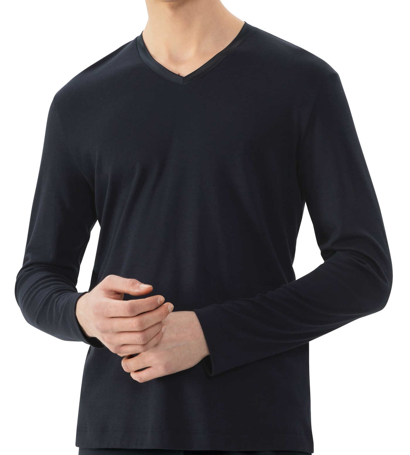 Mey Serie Aarhus Herren V-Neck Shirt langarm