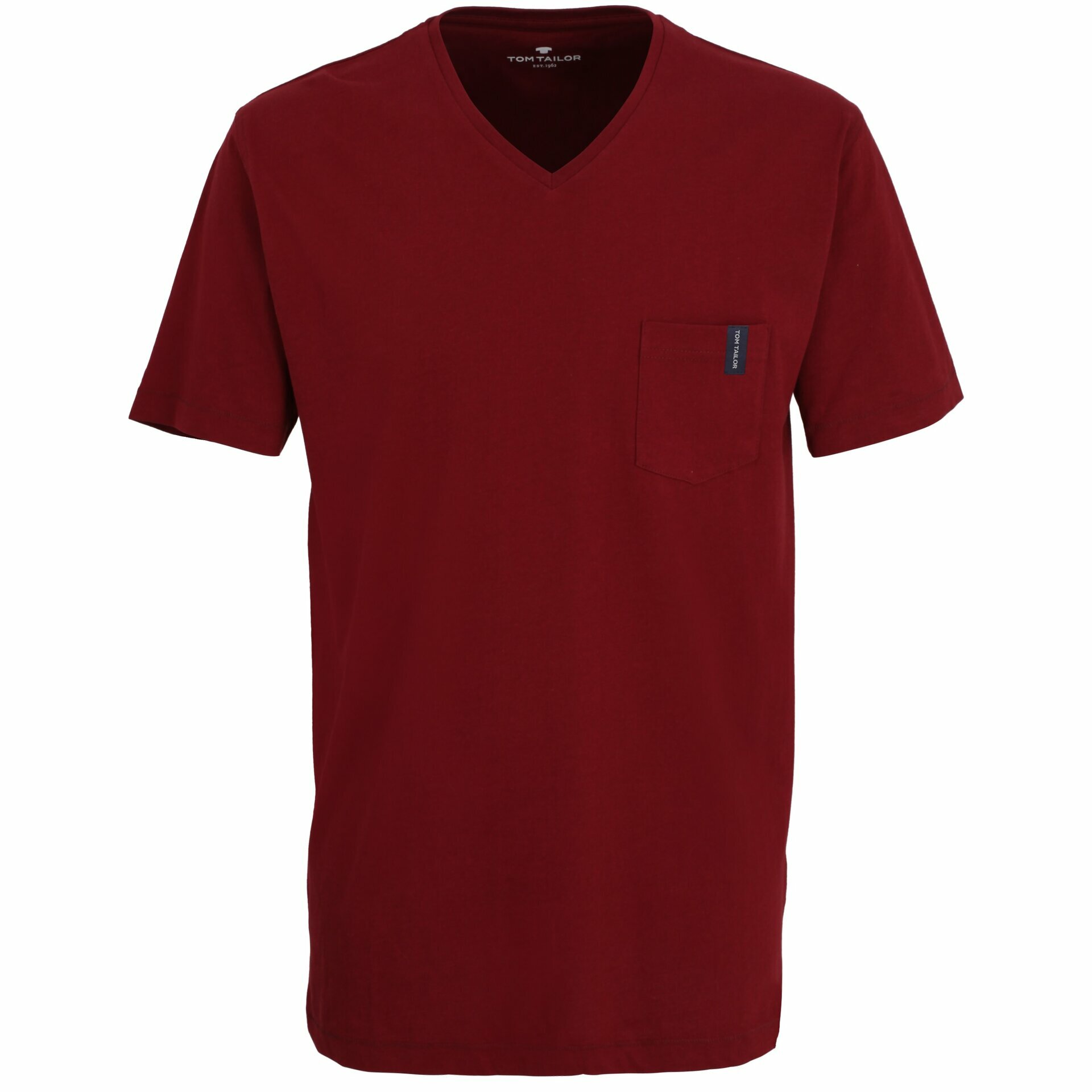 071038-5609-0420-01 Tom Tailor Nos Mix it up Shirt V-Neck Herren