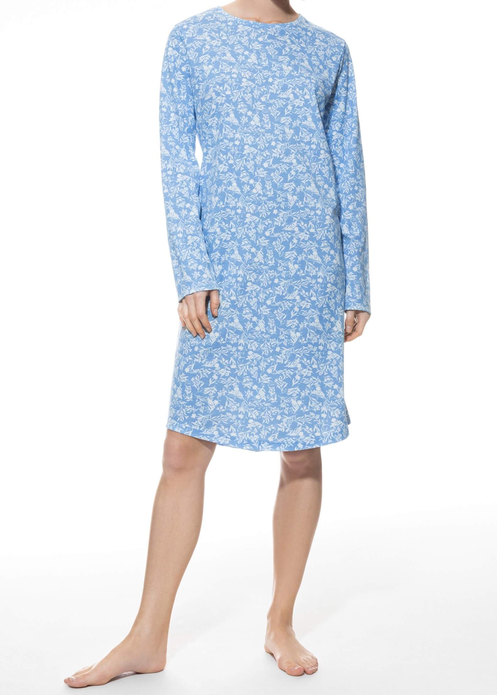 Mey Serie Flower Meadow Damen Nachthemd langarm