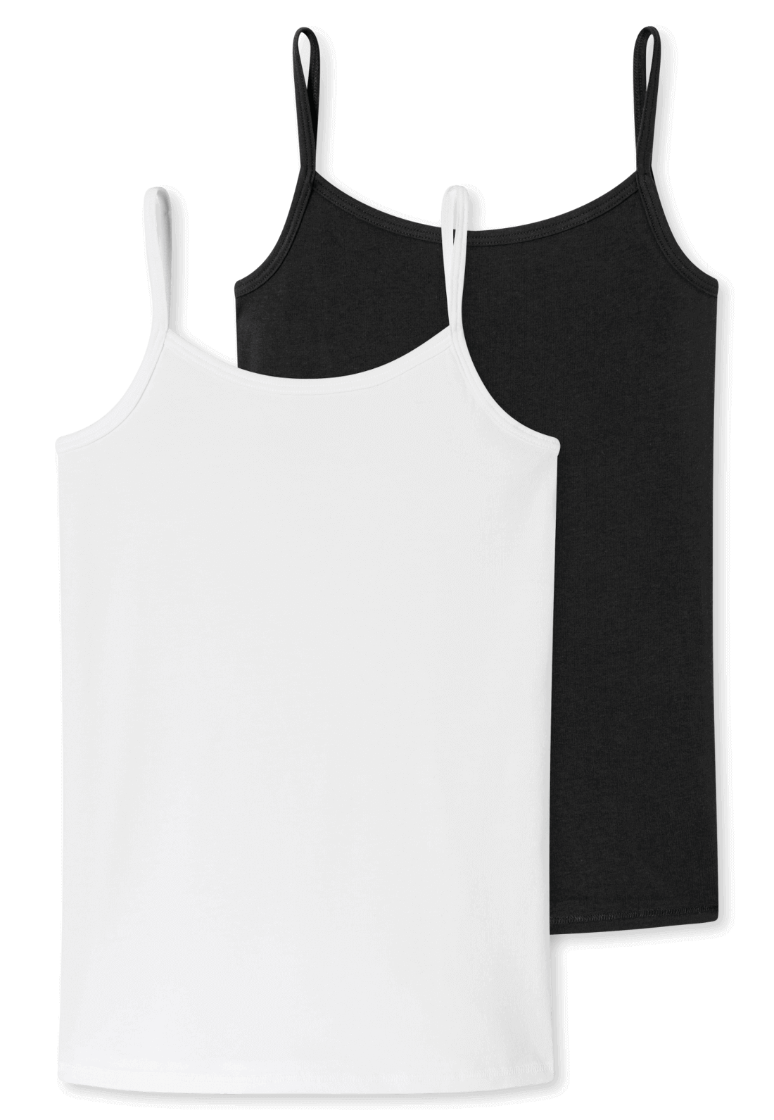 2er Pack Schiesser 95/5 Mädchen Spaghetti-Tops