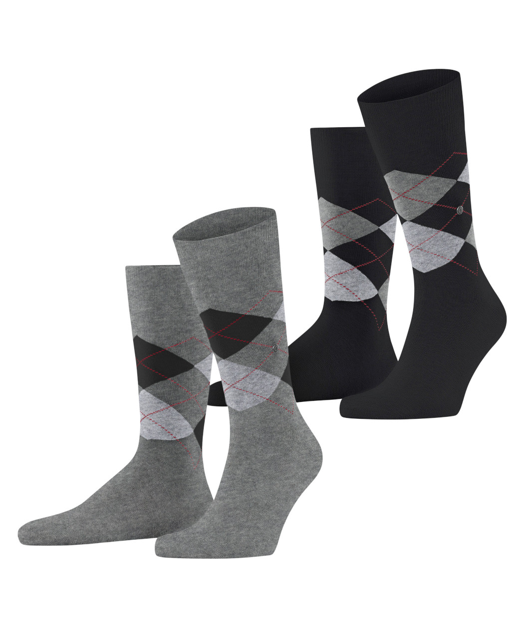2er Pack Burlington Everyday Argyle Herren Socken