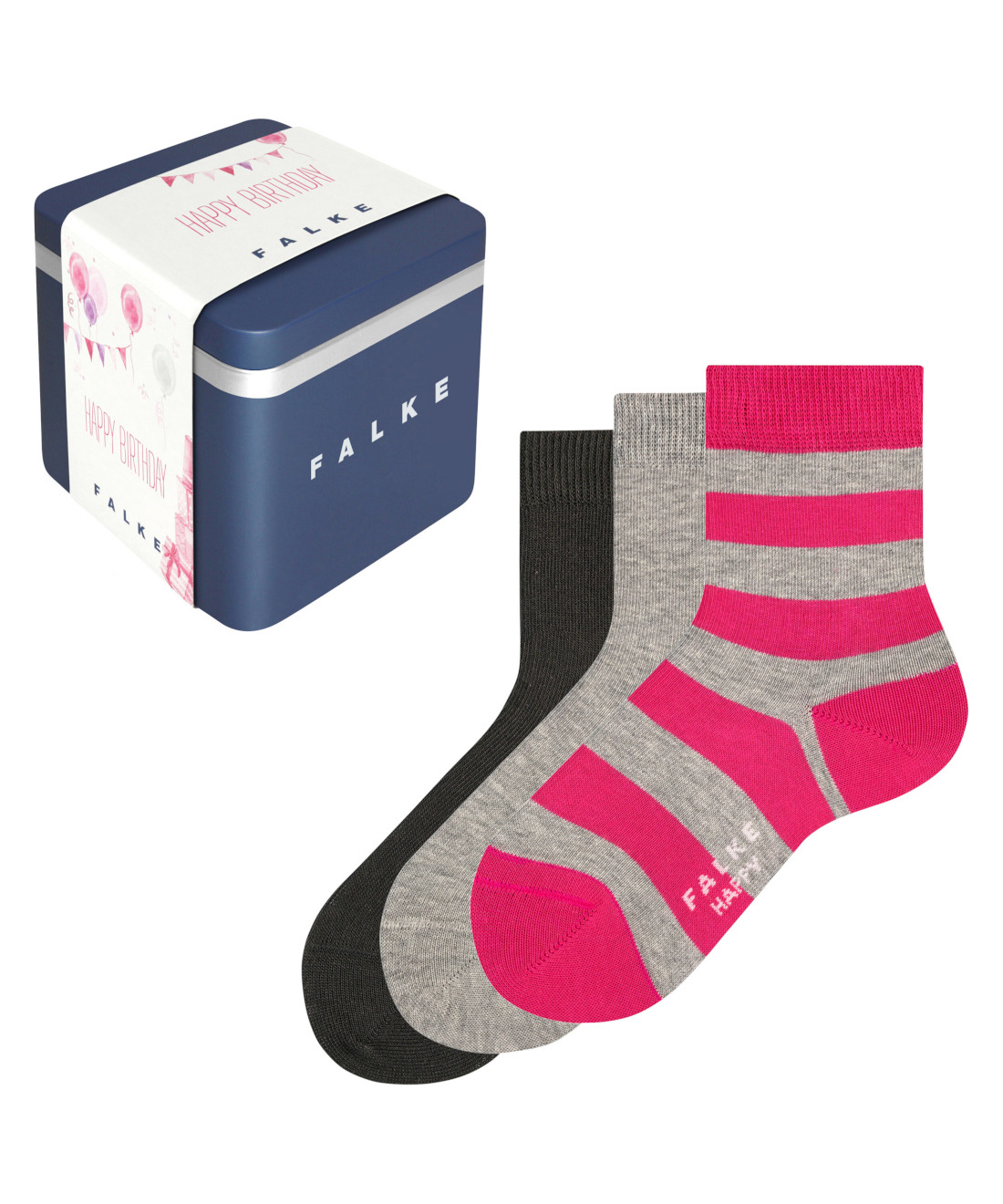 3er Pack Falke Happy Giftbox Kinder Socken