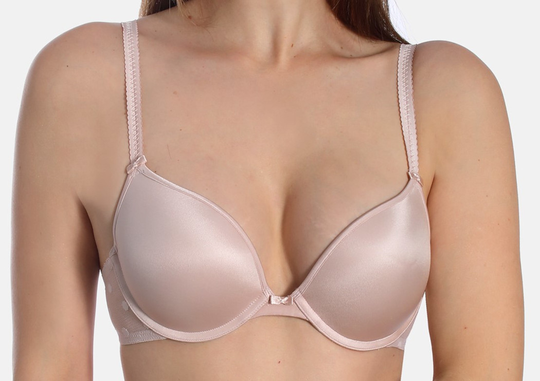 Sassa Dotted Mesh Damen Push-UP BH