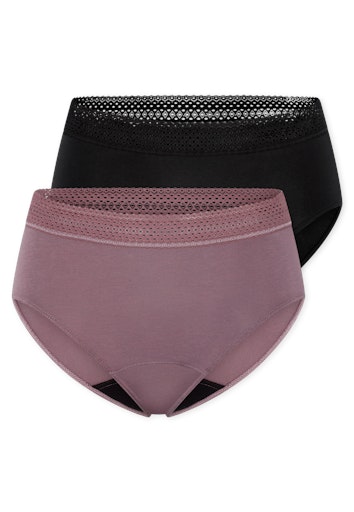 2er Pack Schiesser Care Damen Periodenslip Retro
