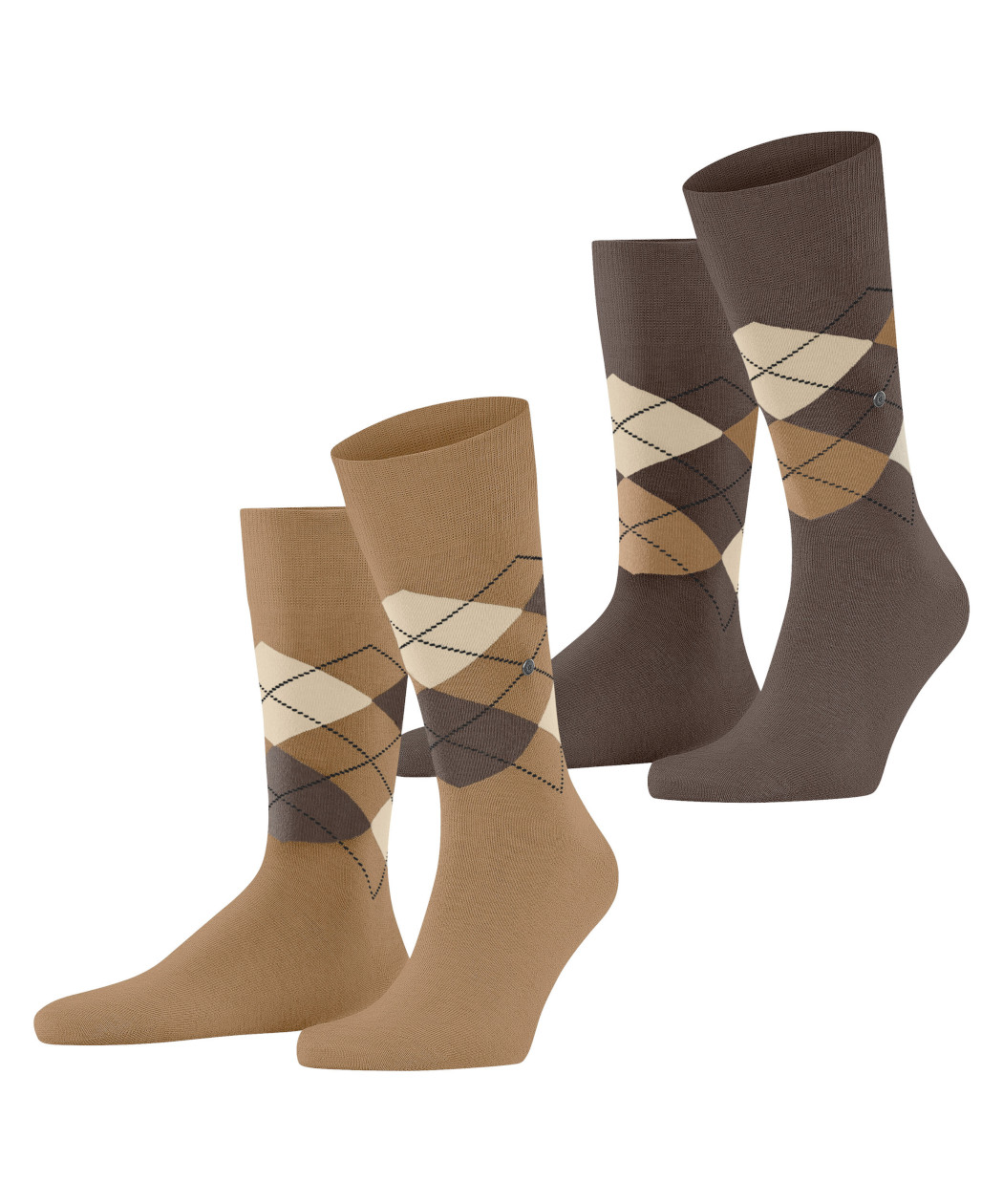 2er Pack Burlington Everyday Argyle Herren Socken