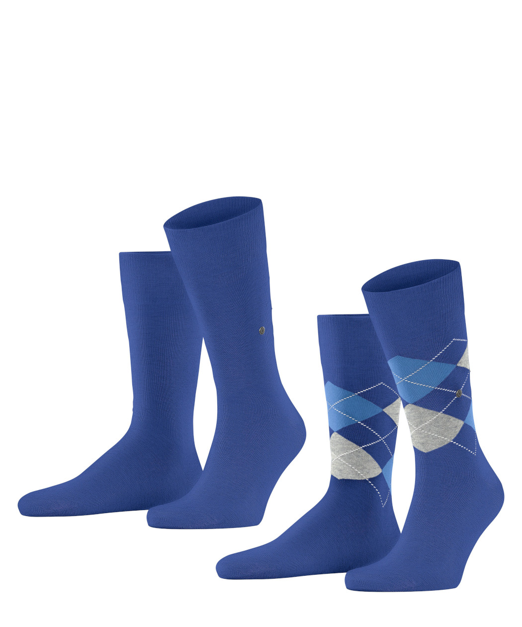 2er-Pack Burlington Everyday Argyle Mix Herren Socken