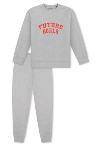 Schiesser Nightwear Kinder Jungen Schlafanzug Sweatware lang Bündchen