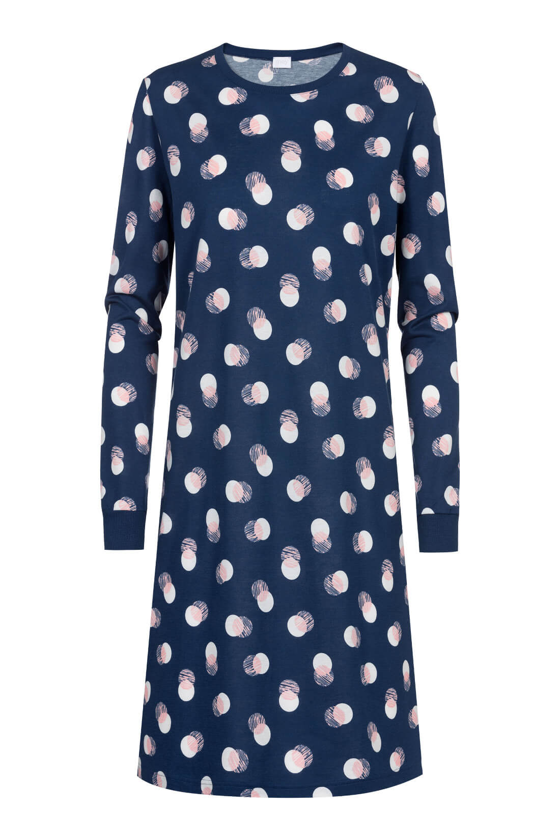 Mey Serie Scribbled Dots Damen Nachthemd langarm