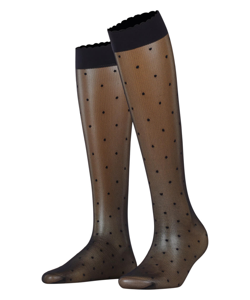 Falke Dot Damen Kniestrumpf 15 DEN