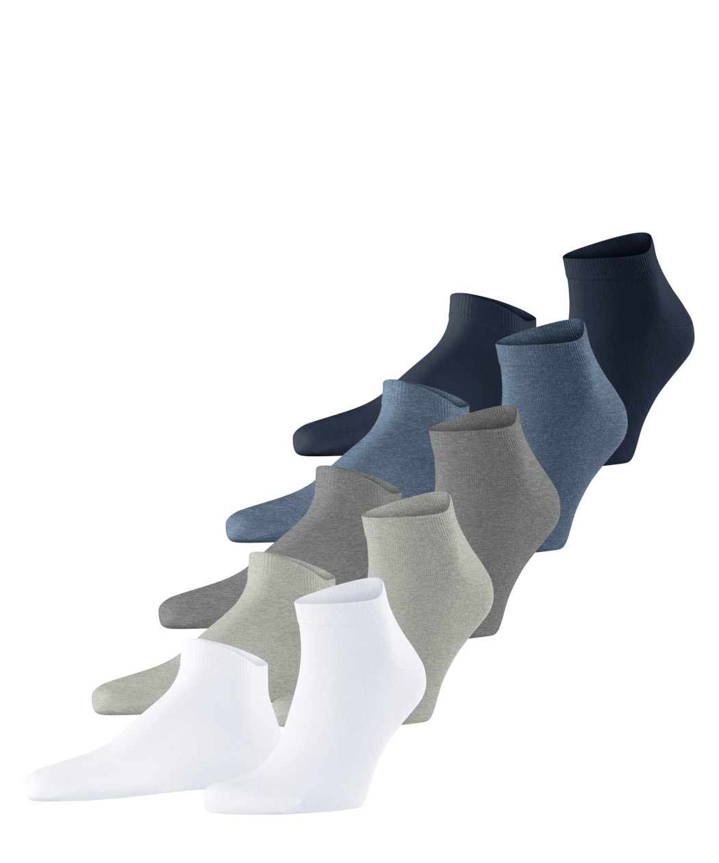 5er Pack Esprit Solid-Mix Herren Sneakersocken