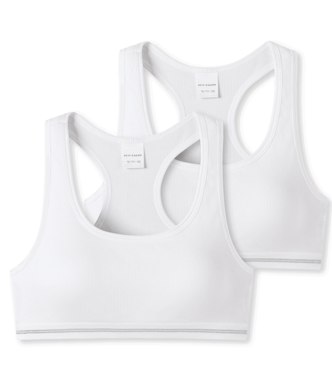 2er-Pack Schiesser Long Life Cotton Mädchen Bustier