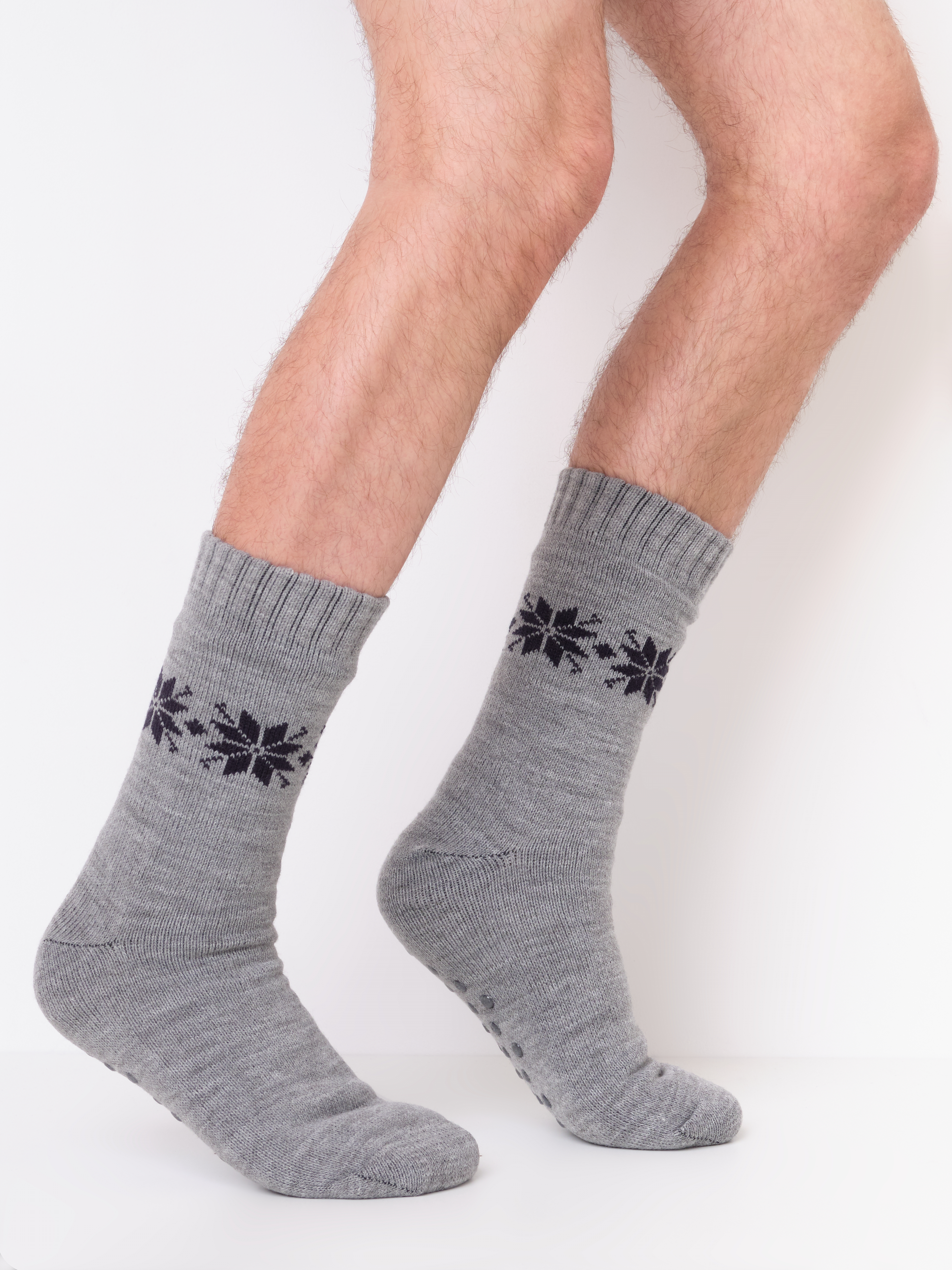 Susa Herren Kuschelsocken hellgrau