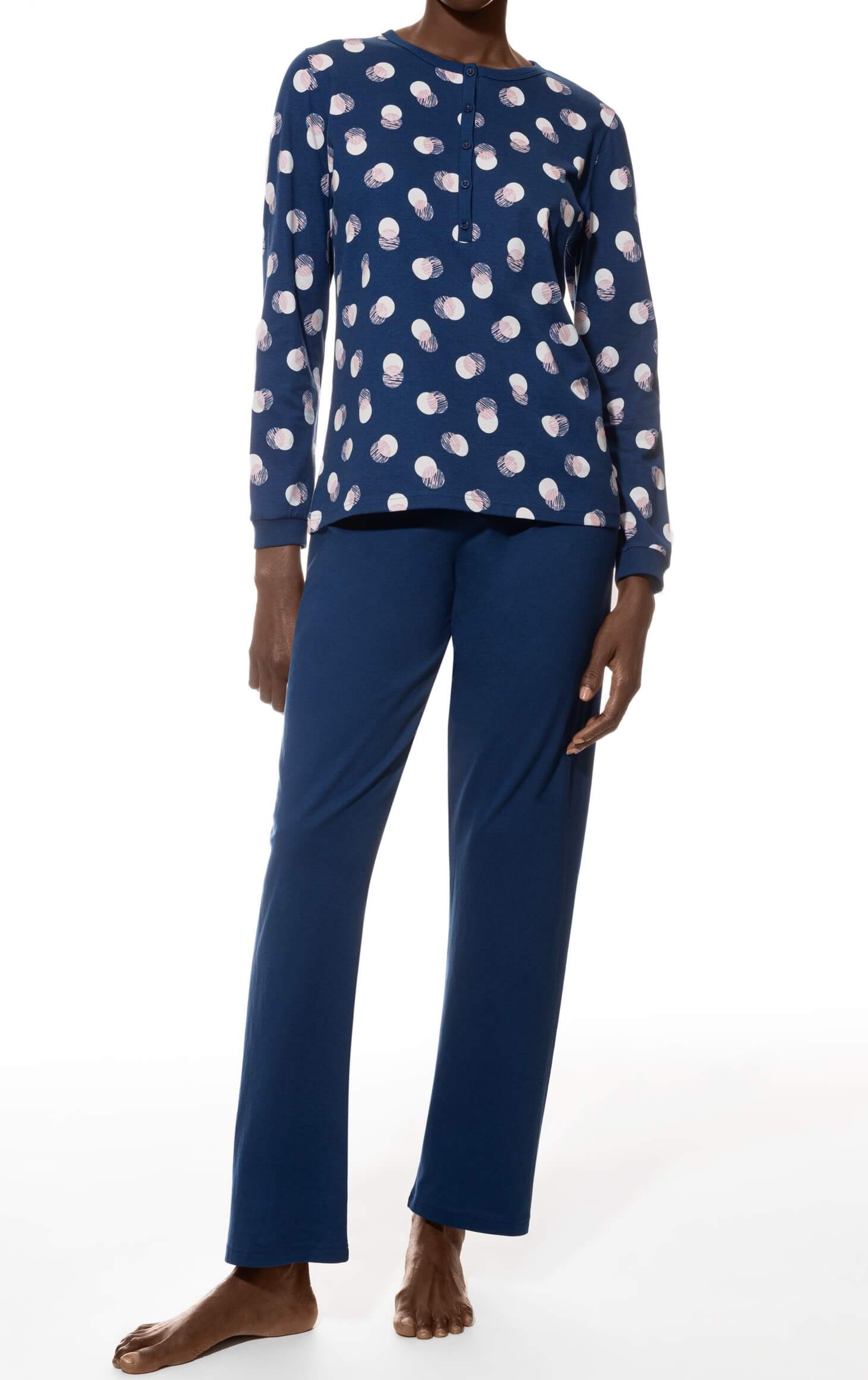 Mey Serie Scribbled Dots Damen Anzug lang