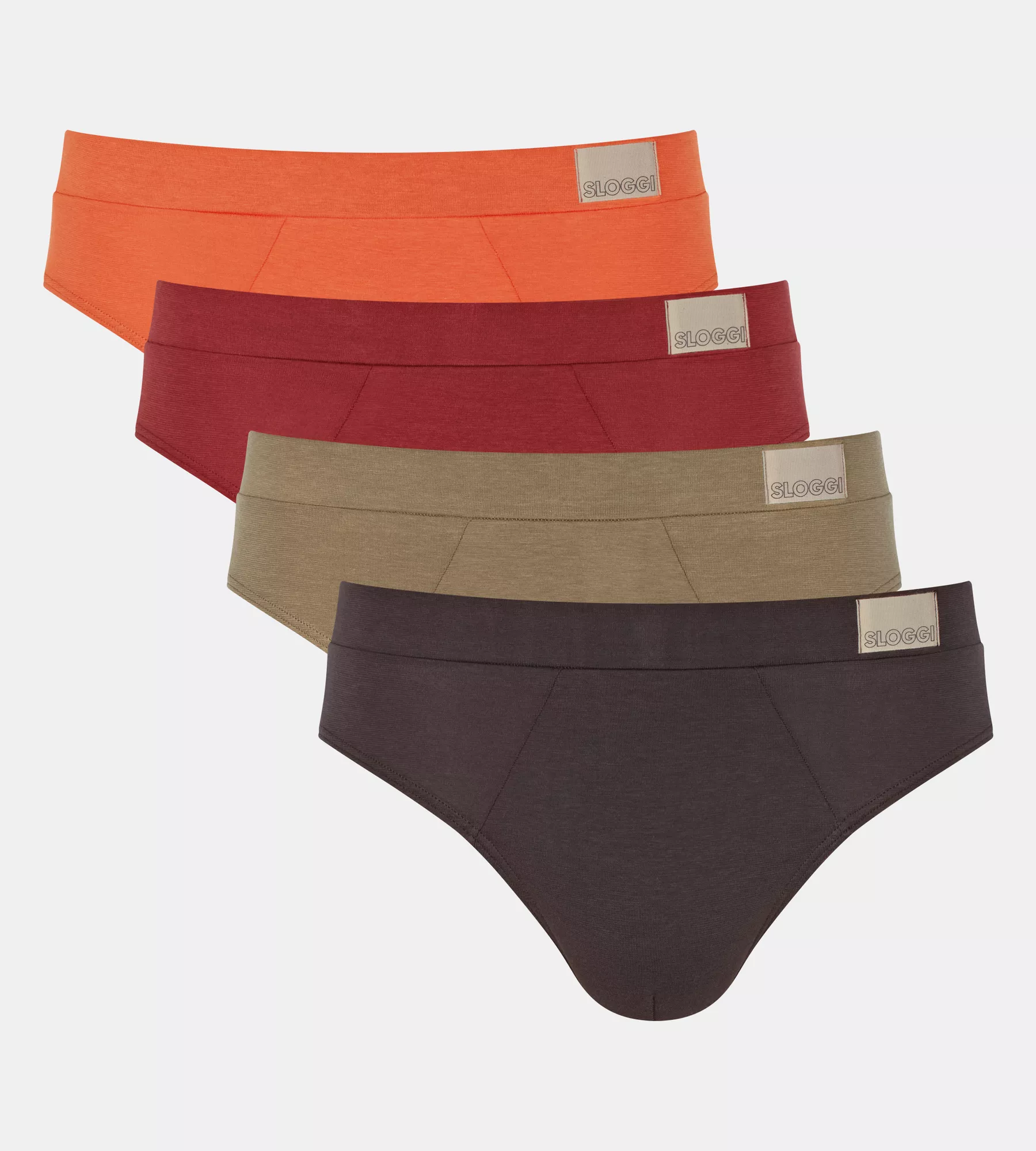 4er Pack Sloggi Go Natural Herren Brief C 4P 