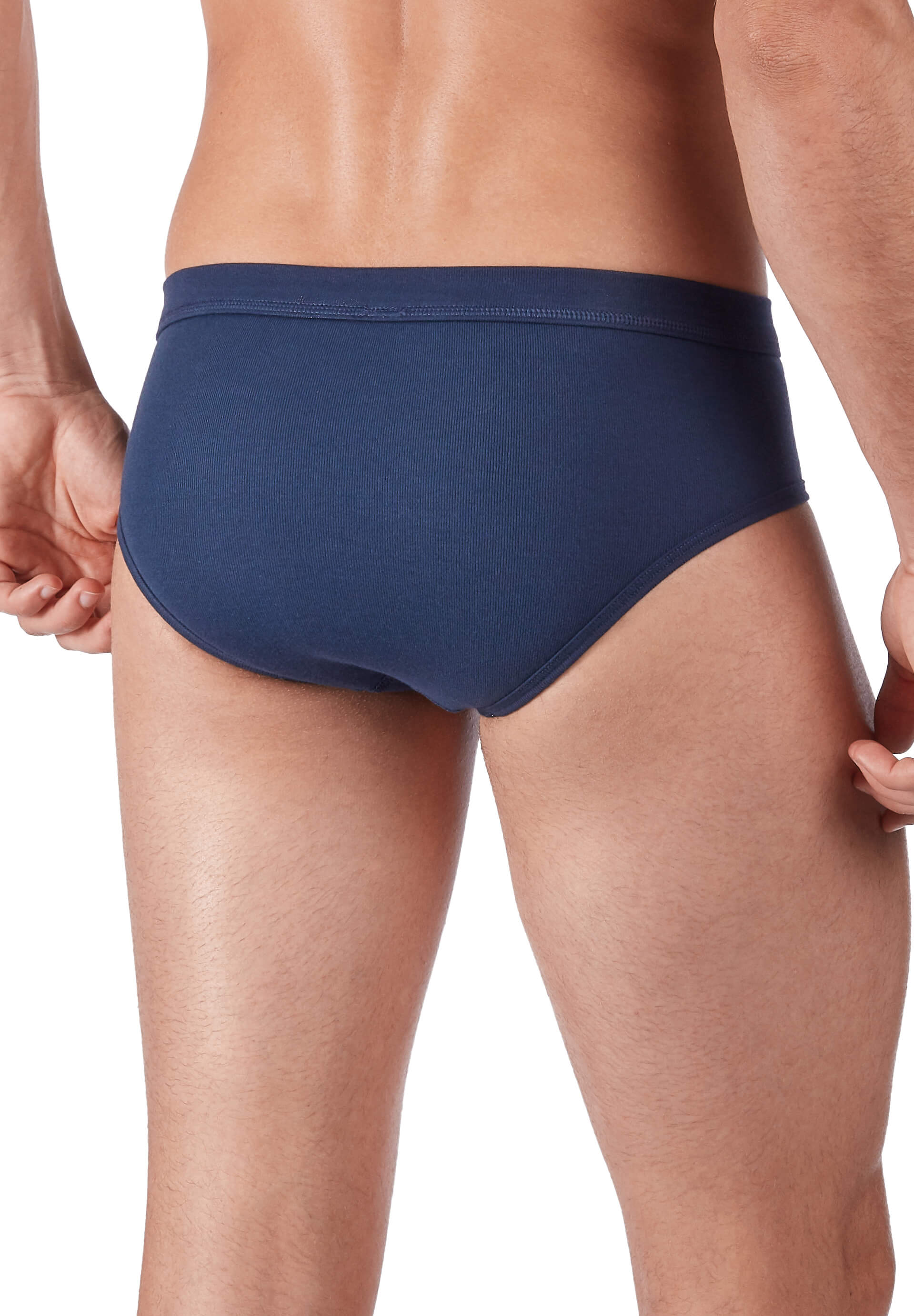 Huber Cotton Fine Rib Herren Slip mit Eingriff