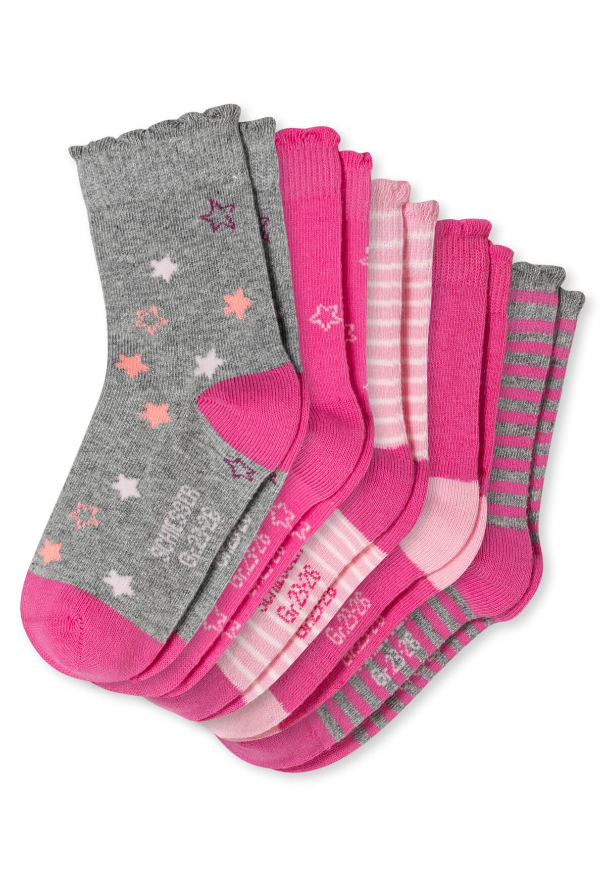 5er-Pack Schiesser Stern Mädchen Socken