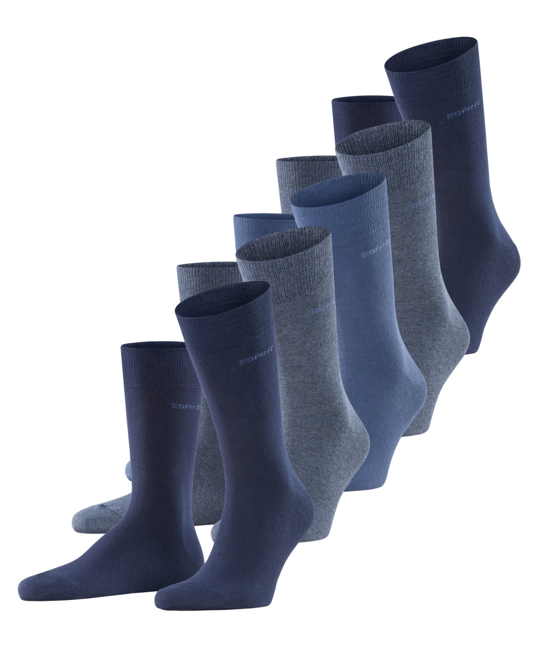5er Pack Esprit Solid-Mix Herren Socken 