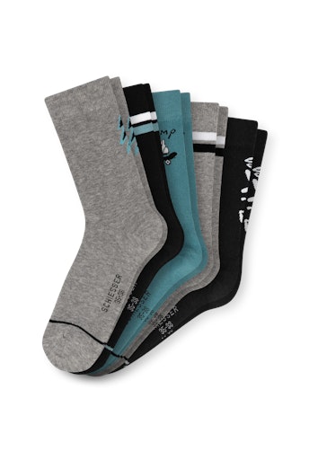 5er Pack Schiesser Teens Jungen Socken