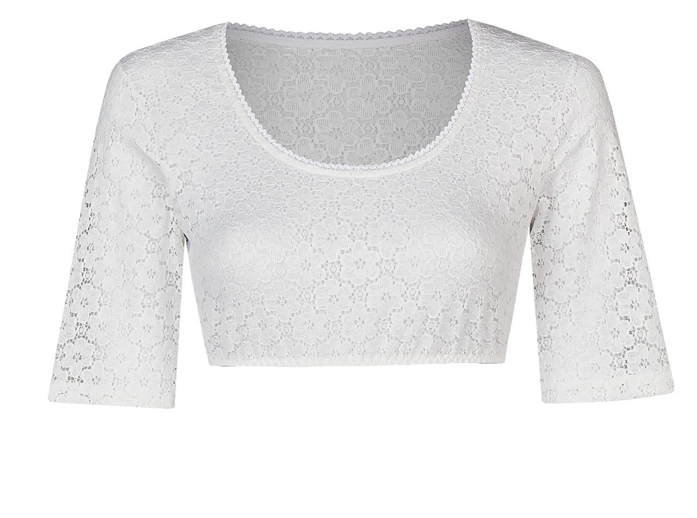 Nina von C. Damen Dirndlbluse Martha halbarm