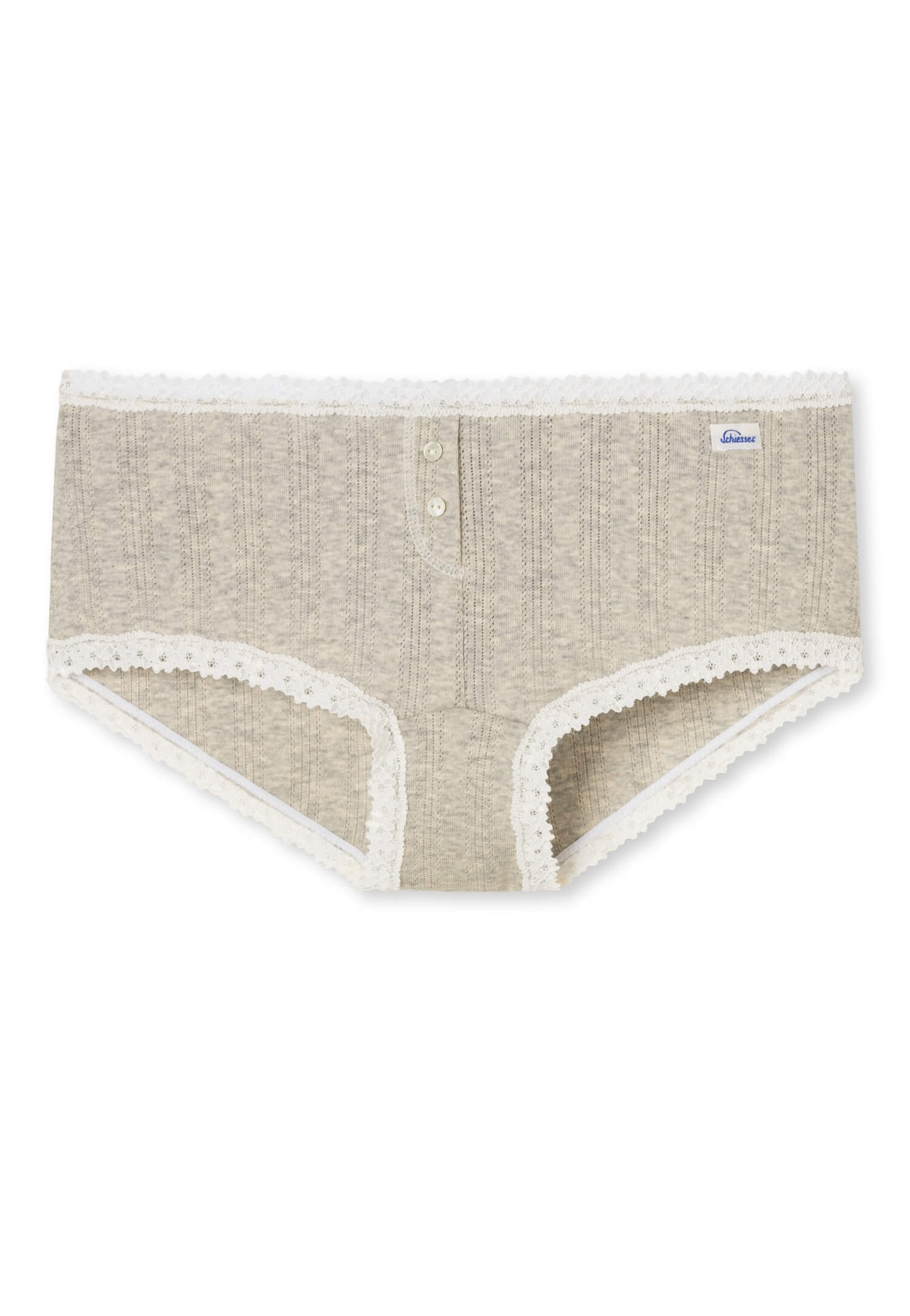 Schiesser Revival Agathe Damen Micro Pants Grau